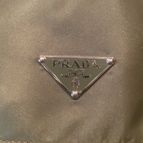 Prada Nylon Olive Green Crossbody Messenger Bag - Picture 2 of 7